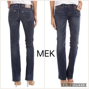 MEK Moscow petite slim boot cut jean W24 L28 1/2